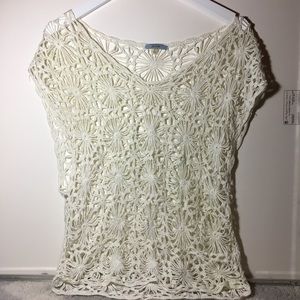 Festival White Lacey Top